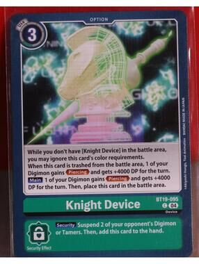 Digimon Card x1 TCG Knight Device - Release Special Booster 2.5 (BT19-20)